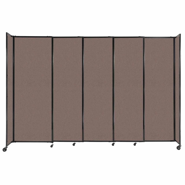 StraightWall Sliding Portable Partition 11'3" x 7'6" Latte Fabric
